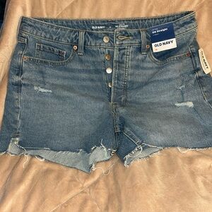 Old Navy Women's OG Straight Blue Jean Shorts size 12